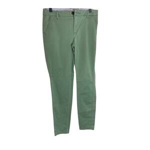SO Women's Green Chino Bootcut Teacher Retro Kidcore Dress Slacks Junior